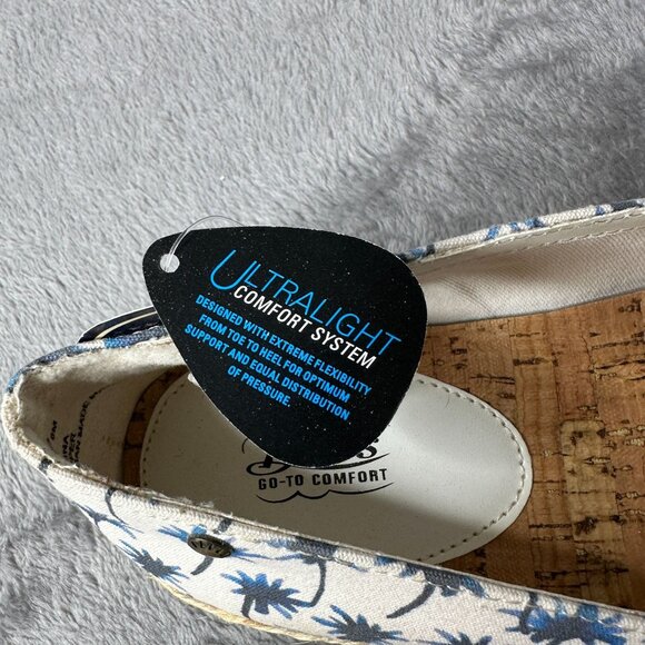 Bass Jenny Palm Tree Espadrille Flats‎ Size 8M NWT Coastal Boho - Picture 11 of 15